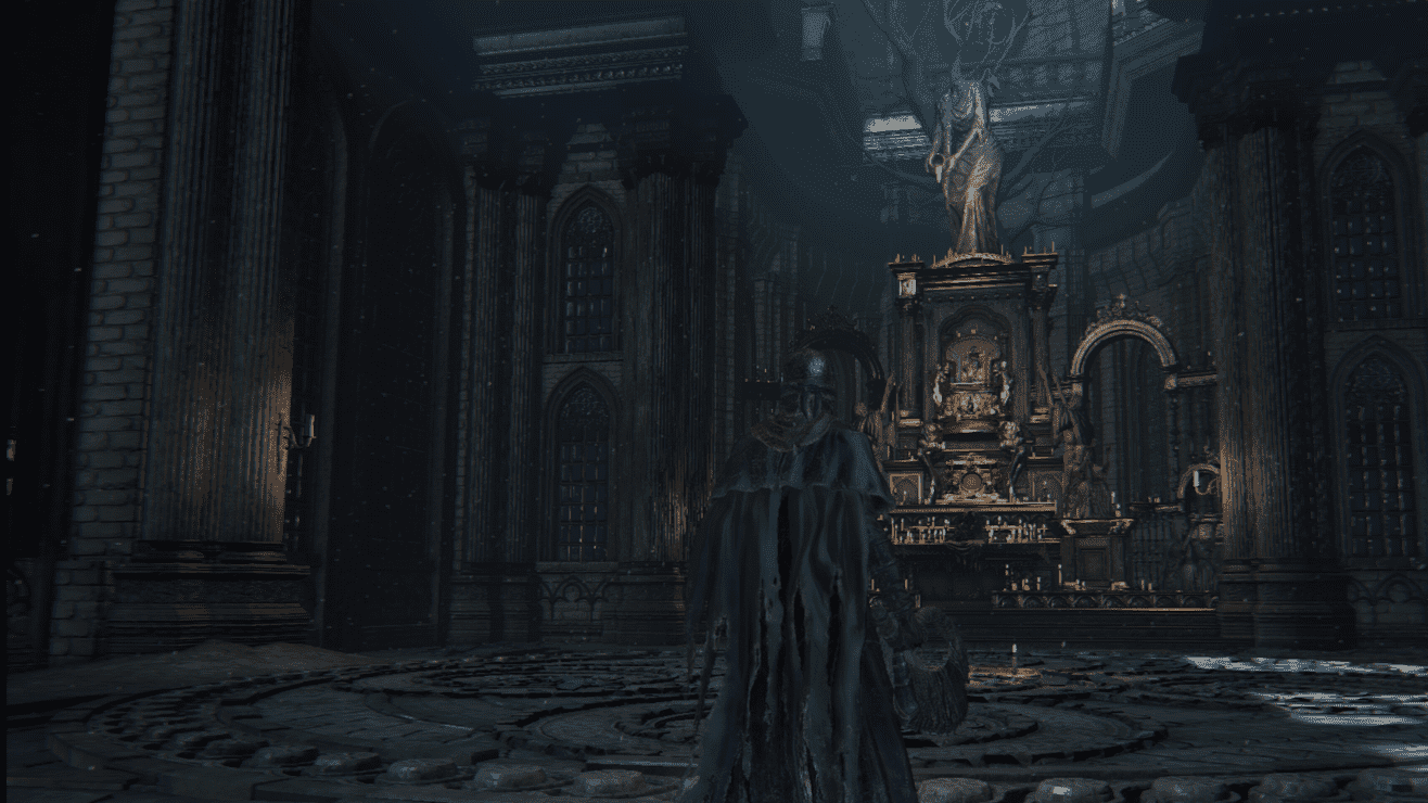 Grand cathedral altar
