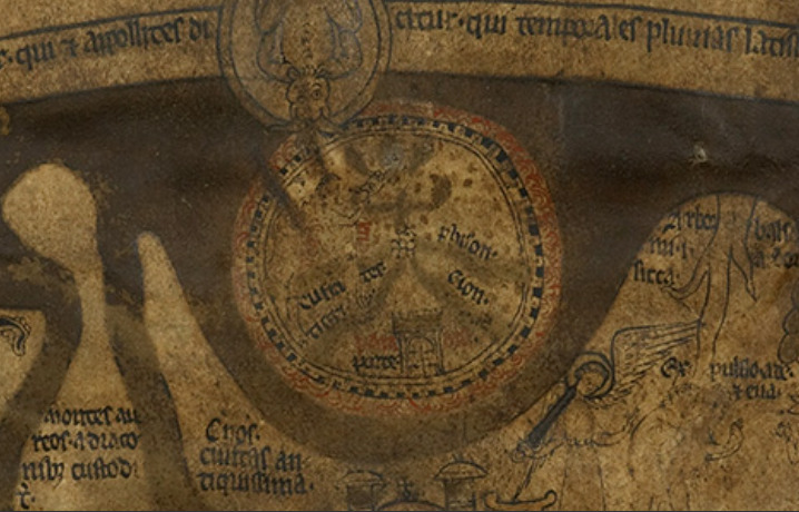 Focus on the Garden of Eden on the map