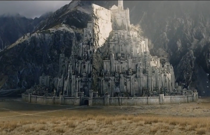 Screenshot of Minas Tirith from Lord of the Rings: Return of the King